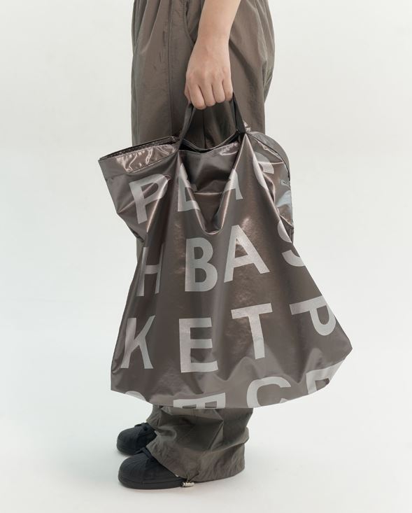 PEACH BASKET MARKET - p.b satin bag (mocha)